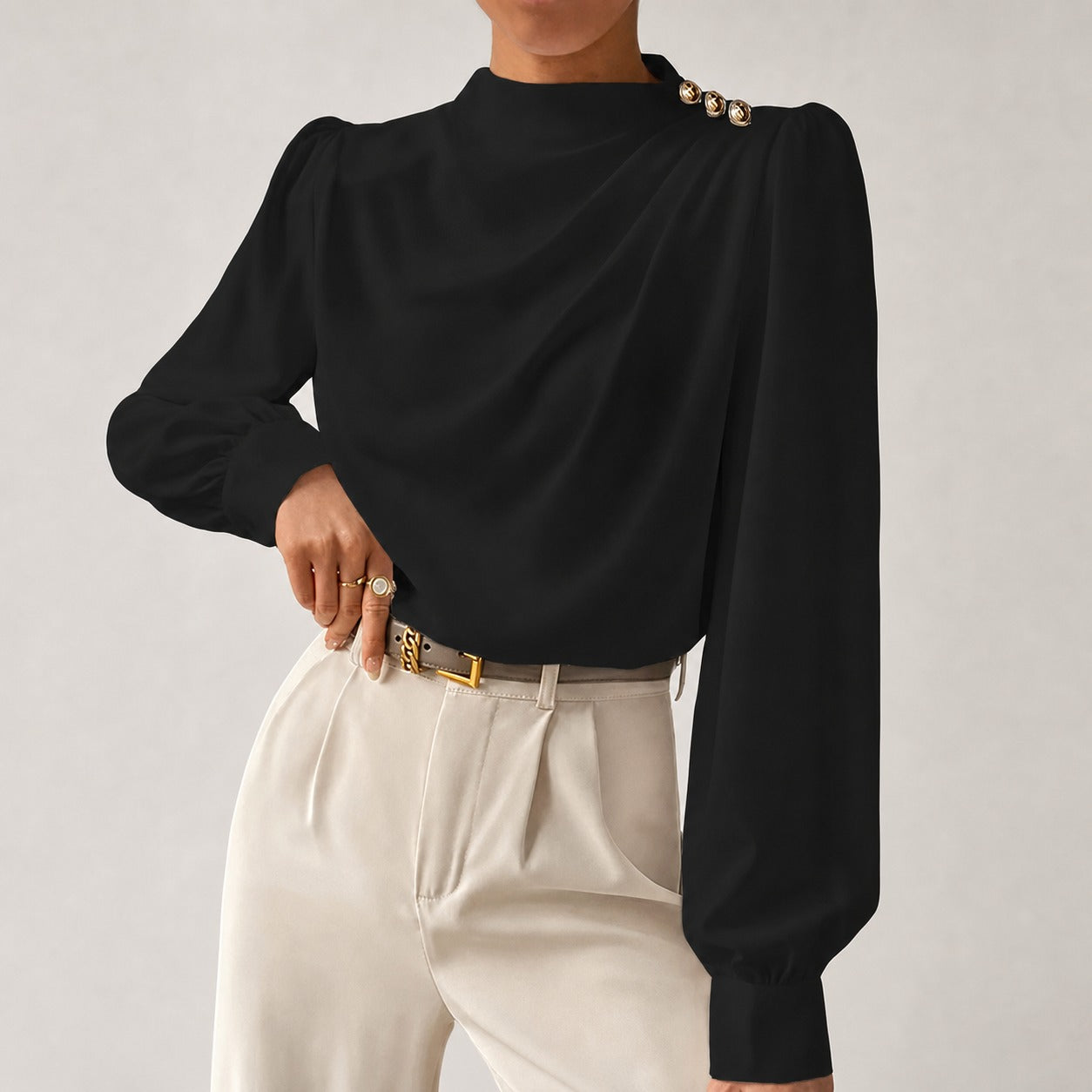 Susan - Modische Bluse mit lockerer Passform