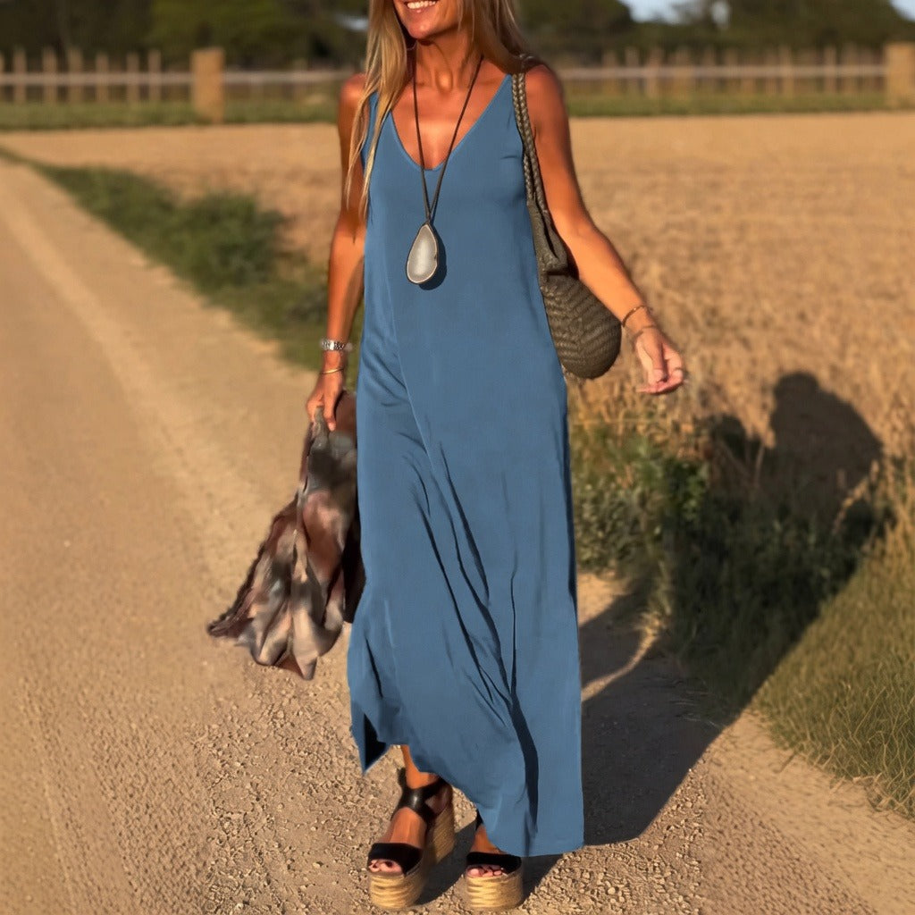 Riley - Langes, leichtes Kleid
