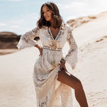 Betty - Stilvolles, leichtes Boho-Maxikleid