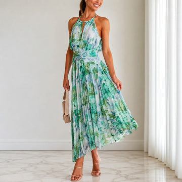 Emaan - Stilvolles Maxikleid mit Blumendesign