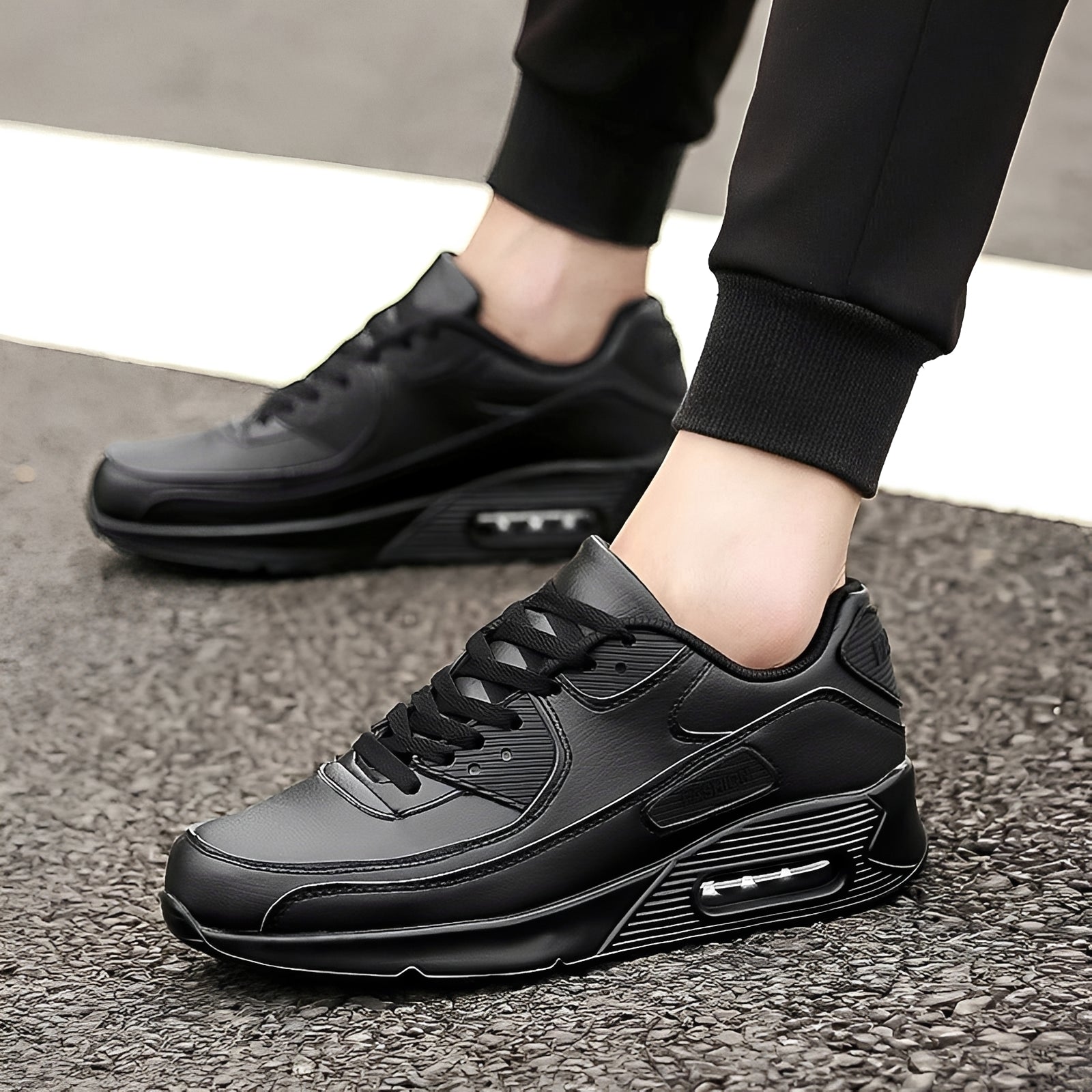 Anton - Moderne gepolsterte Sneakers
