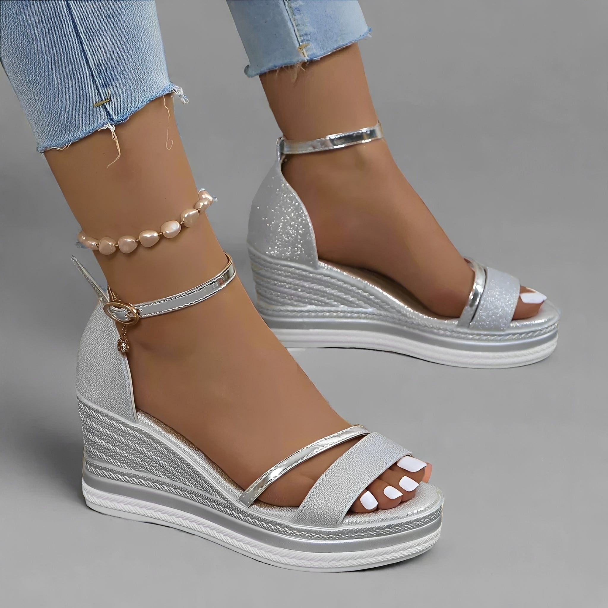 Mildred - Schicke Sandalen mit Verschluss