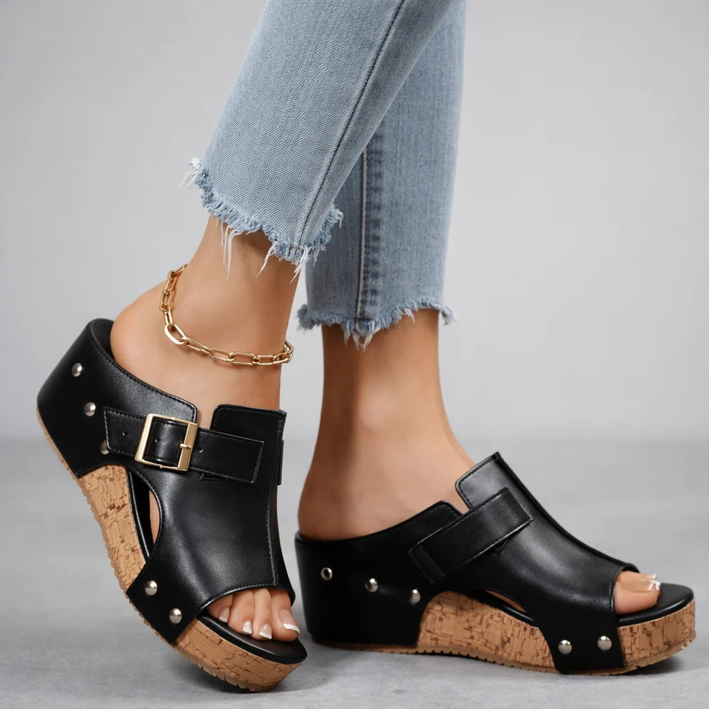Albie - Moderne Plateau-Sandalen