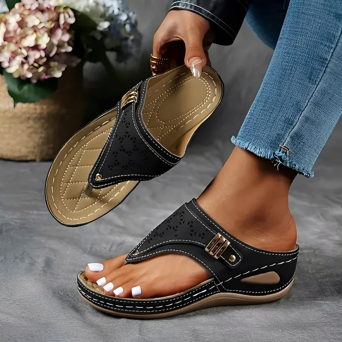 Marcel - Trendige Plateau-Sandalen