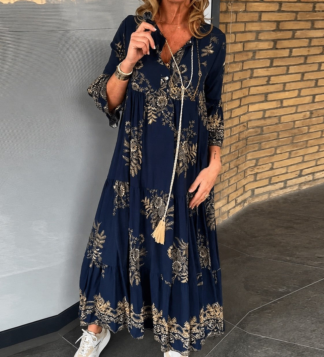 Janice - Klassisches Kleid mit legerer Passform