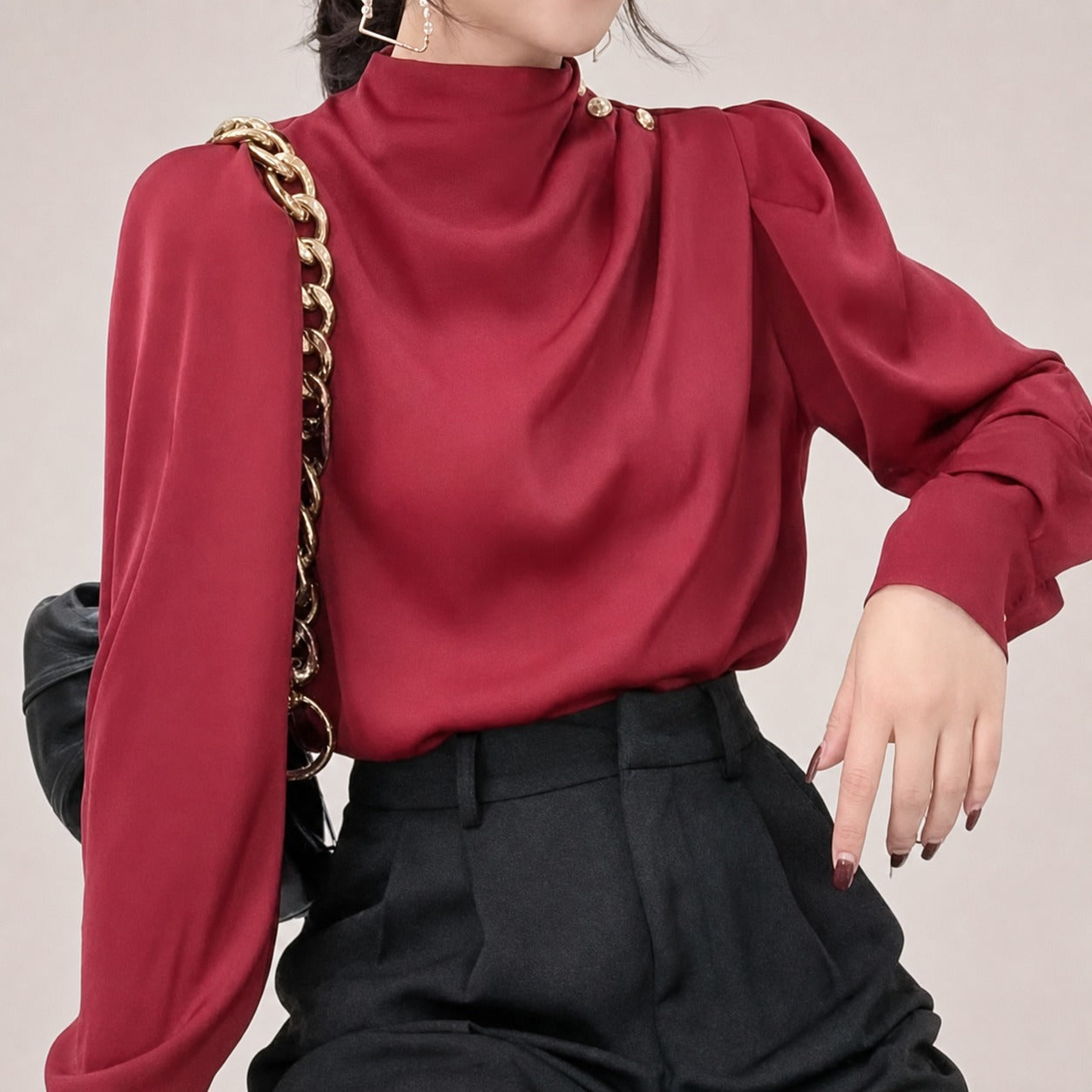 Susan - Modische Bluse mit lockerer Passform