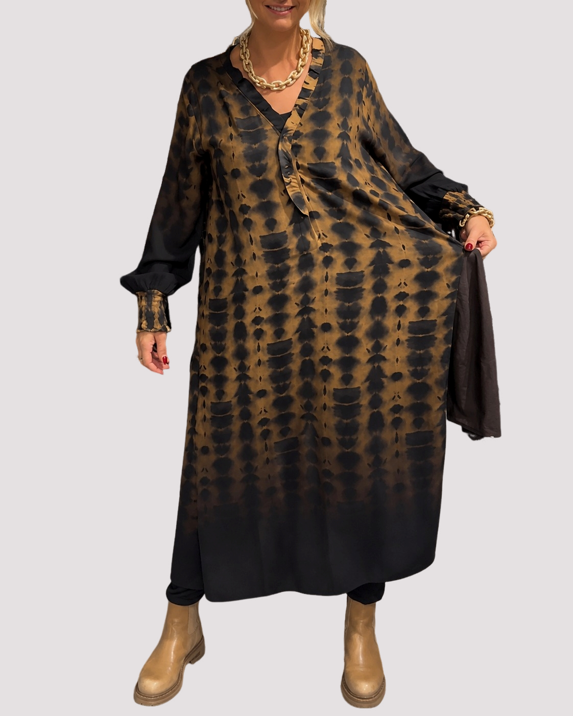 Susie - Elegantes Kleid mit langen Ärmeln