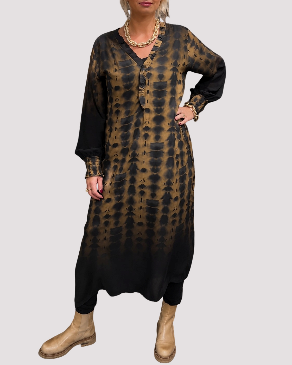 Susie - Elegantes Kleid mit langen Ärmeln