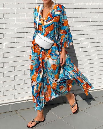 Maizie - Kleid mit Blumenmustern und spielerischem Saum