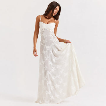 Jazmine - Elegantes, schmales langes Kleid