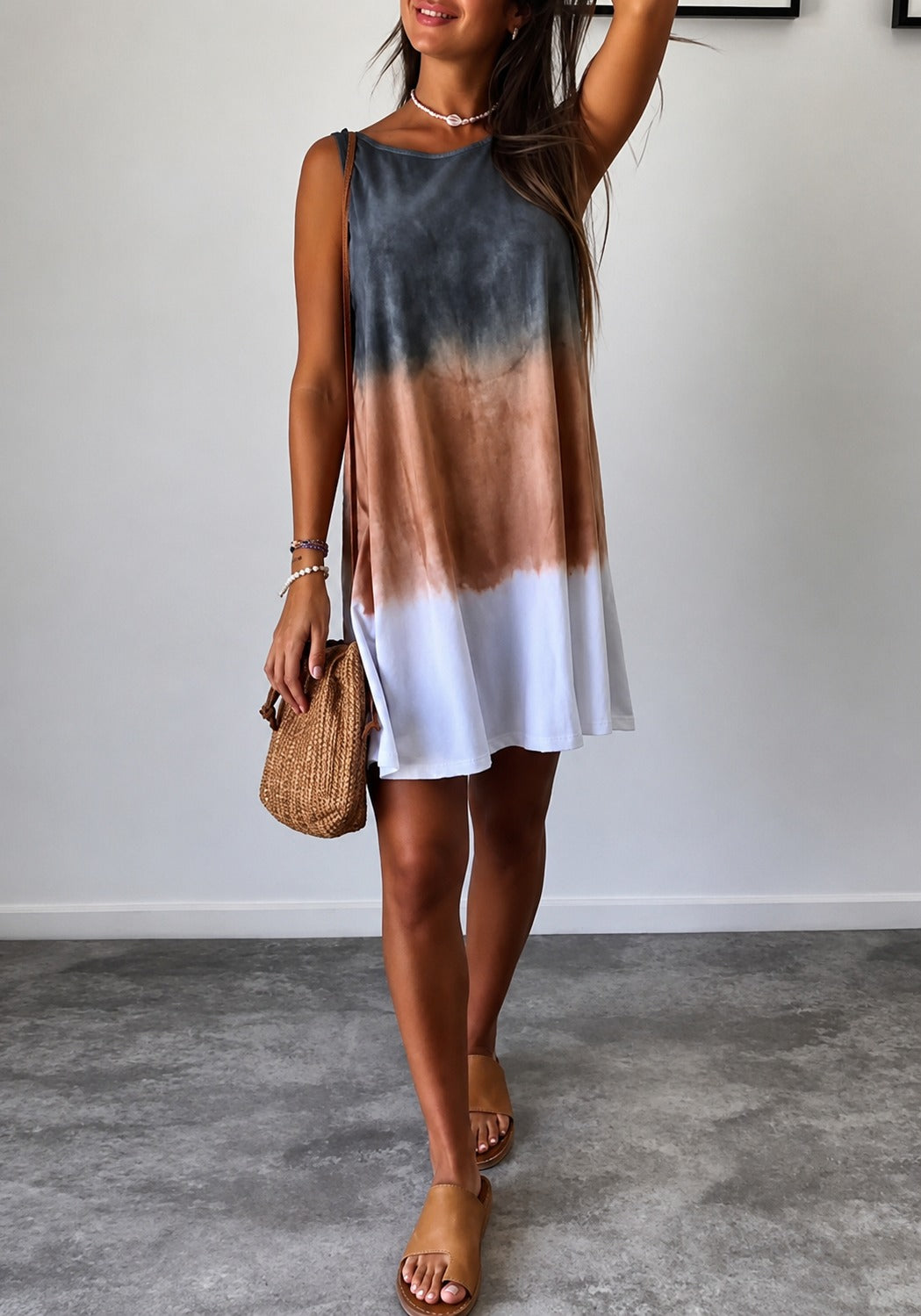 Elinor - Bequemes ärmelloses Kleid
