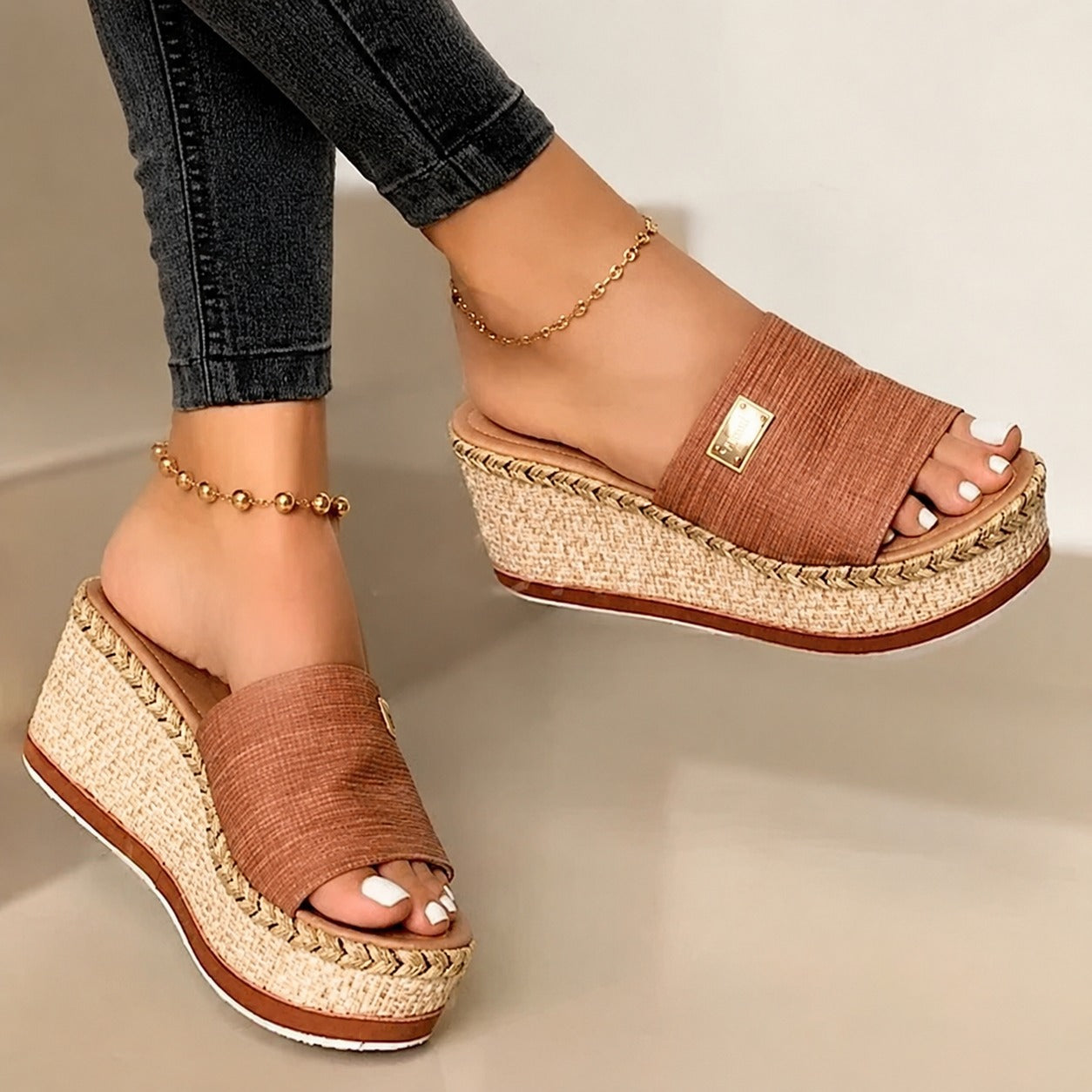 Camilla - Modische hohe Plattform-Sandalen