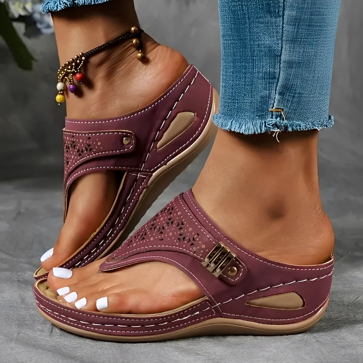 Marcel - Trendige Plateau-Sandalen