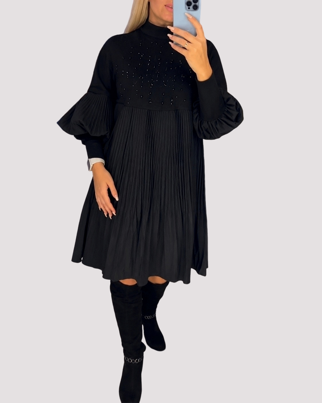 Daisy - Stilvolles Kleid mit weiten Ärmeln