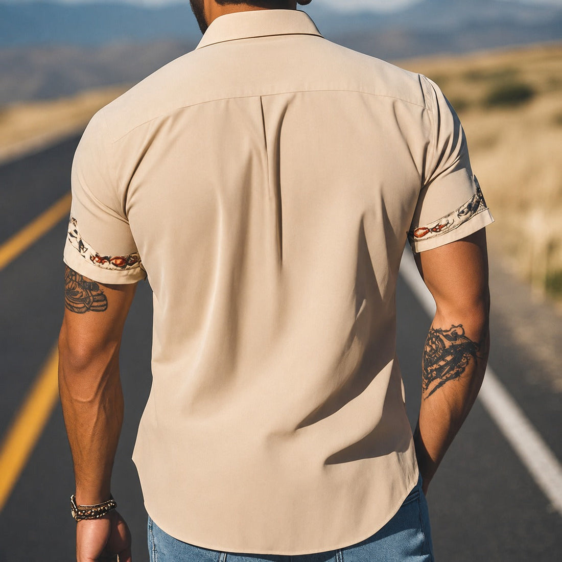 Marvin - Klassisches Shirt mit Details