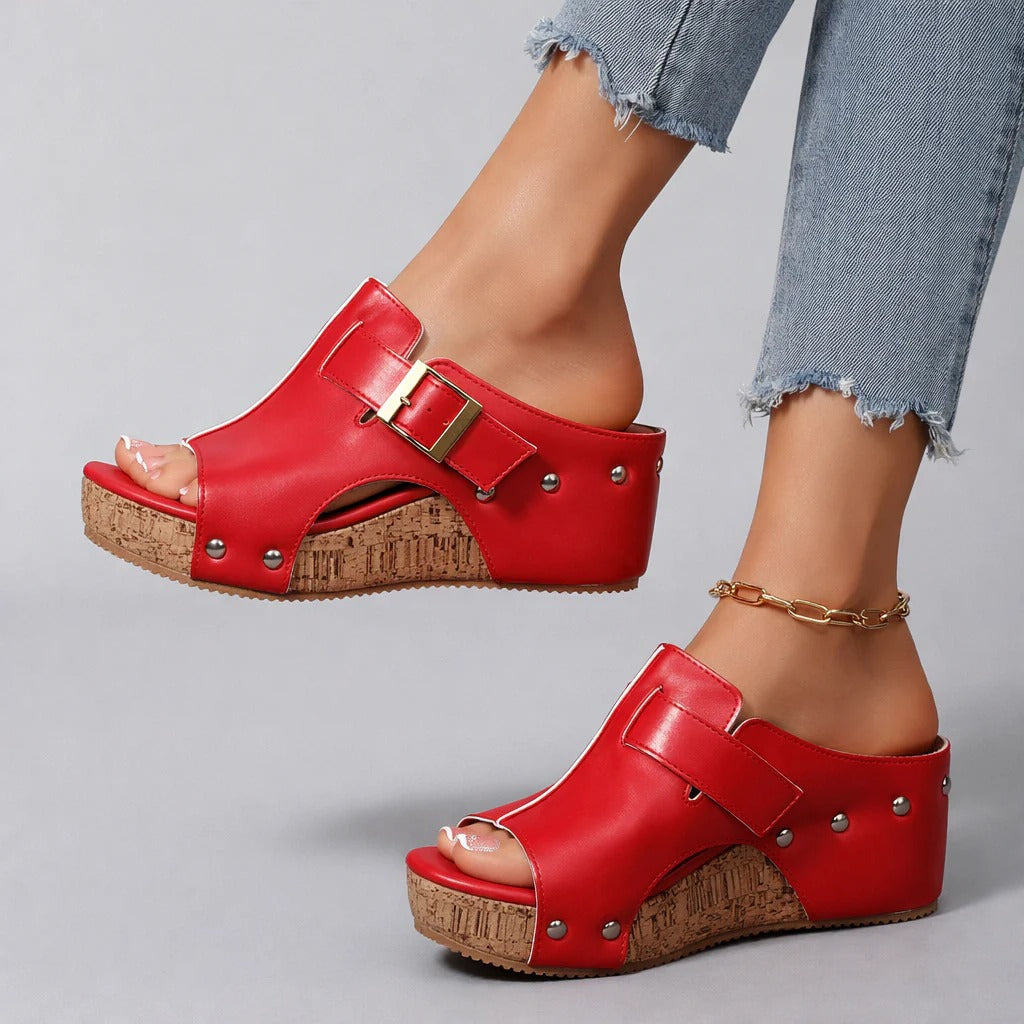 Albie - Moderne Plateau-Sandalen