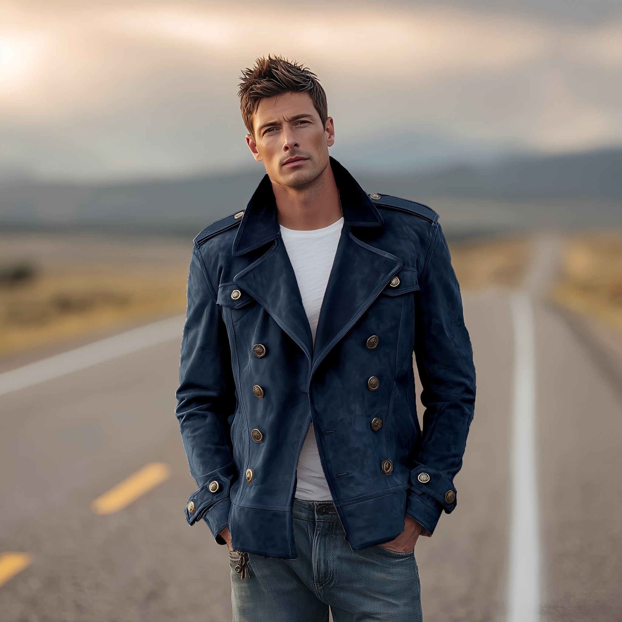 Marv - Elegante Zweireiher-Jacke