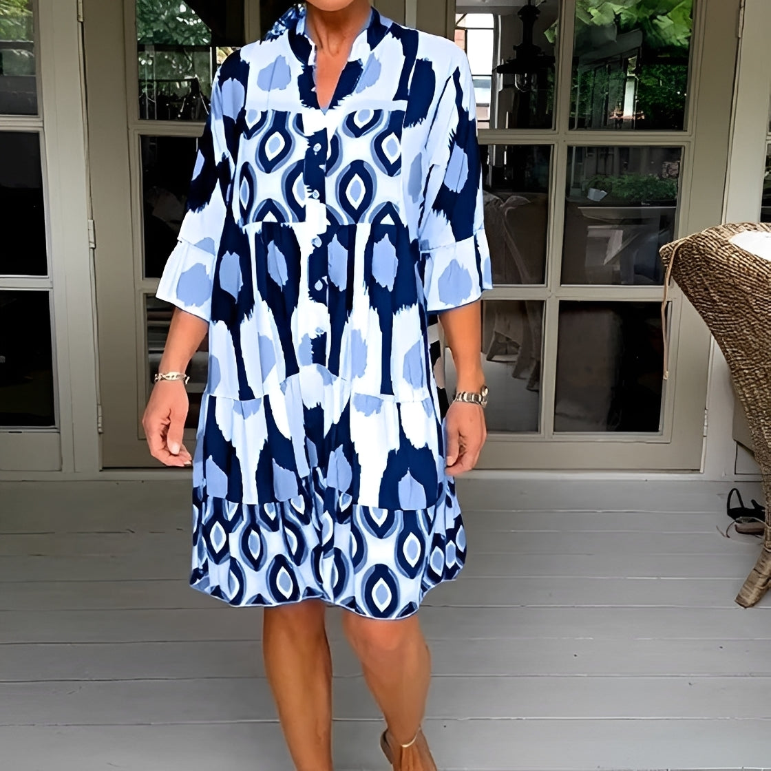 Katie - Elegantes, leger geschnittenes Kleid
