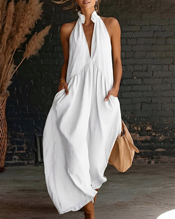 Briony - Stilvolles Maxikleid ohne Ärmel
