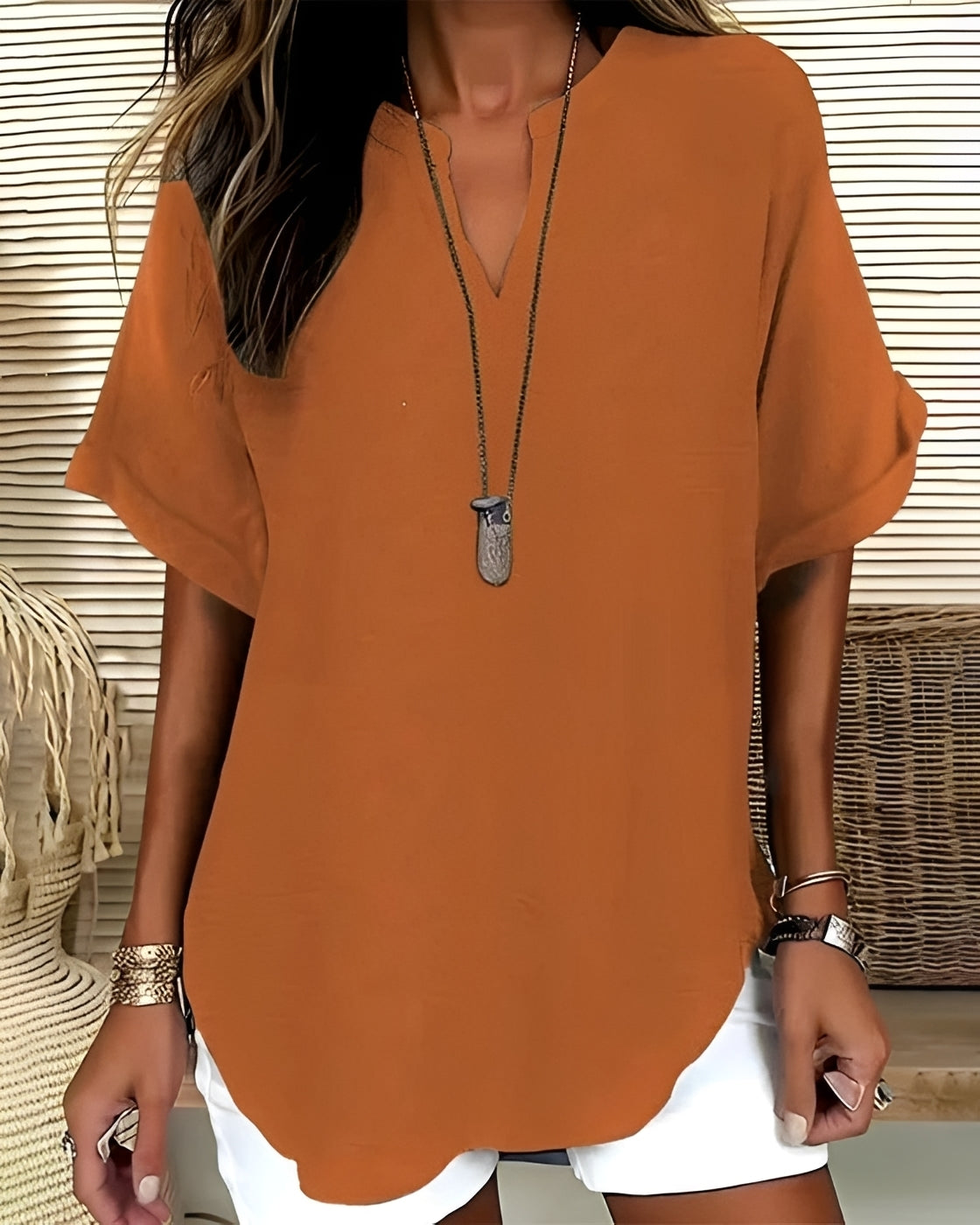 Shanice - Weit geschnittene Bluse