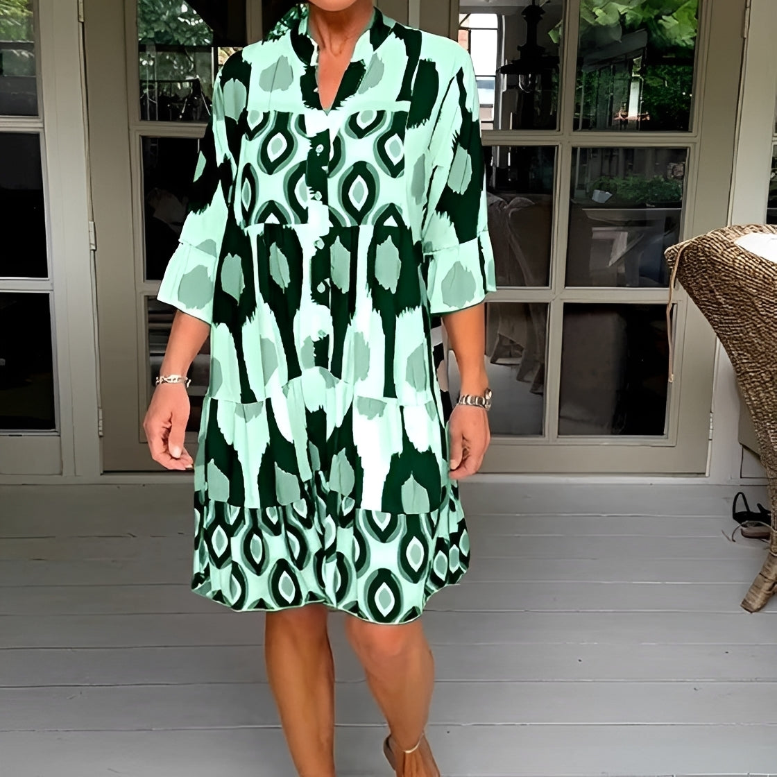 Katie - Elegantes, leger geschnittenes Kleid