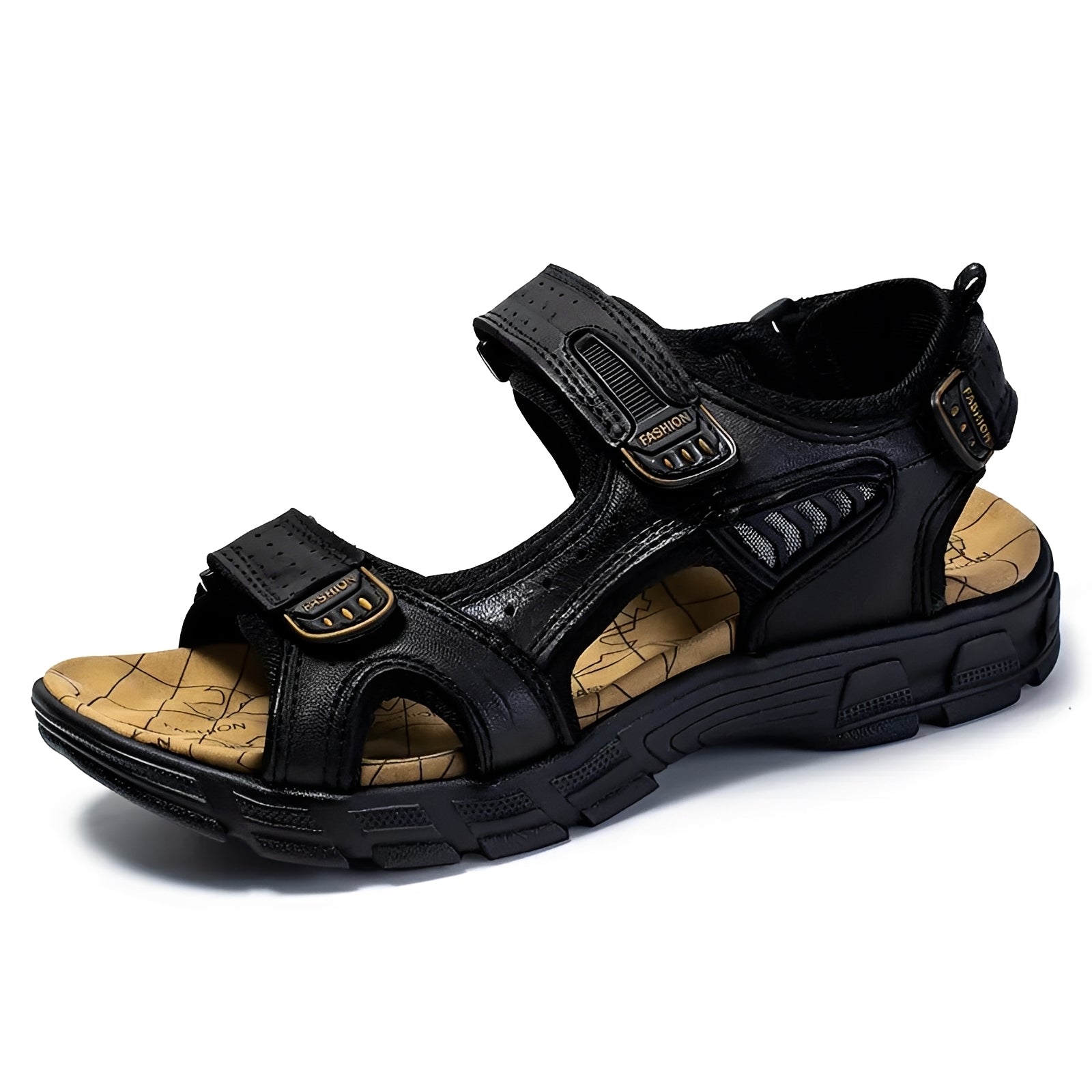 Leon - Bequeme, gepolsterte Freizeitsandalen
