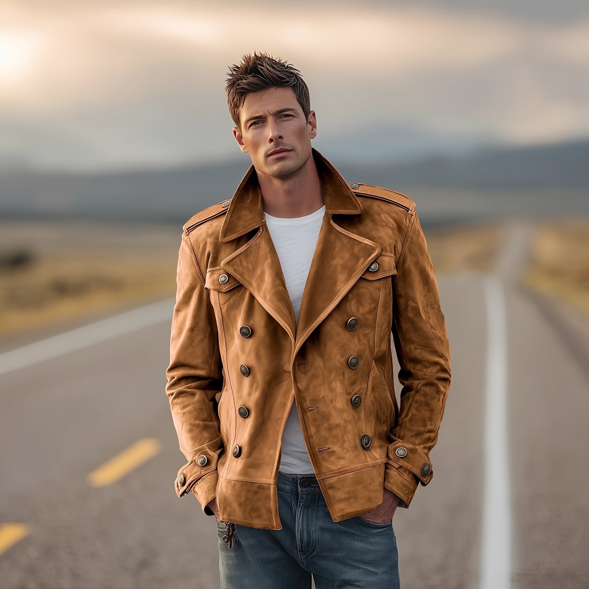 Marv - Elegante Zweireiher-Jacke