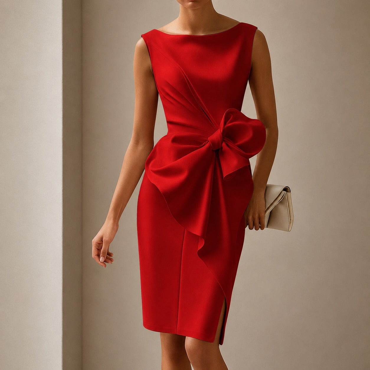 Esmee - Elegantes kurzes Kleid mit Schleifendetail