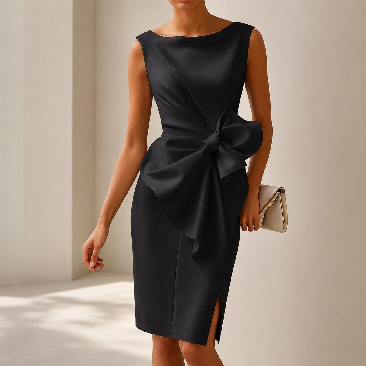 Esmee - Elegantes kurzes Kleid mit Schleifendetail