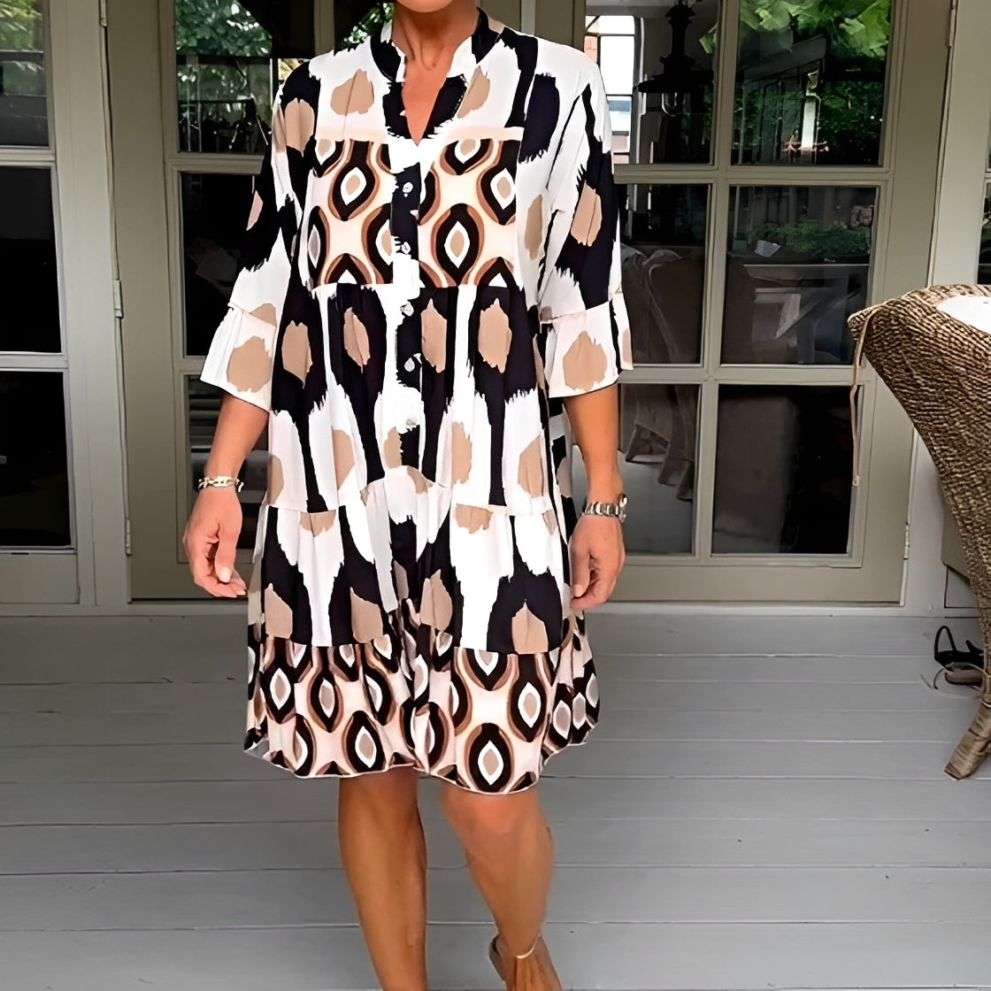 Katie - Elegantes, leger geschnittenes Kleid