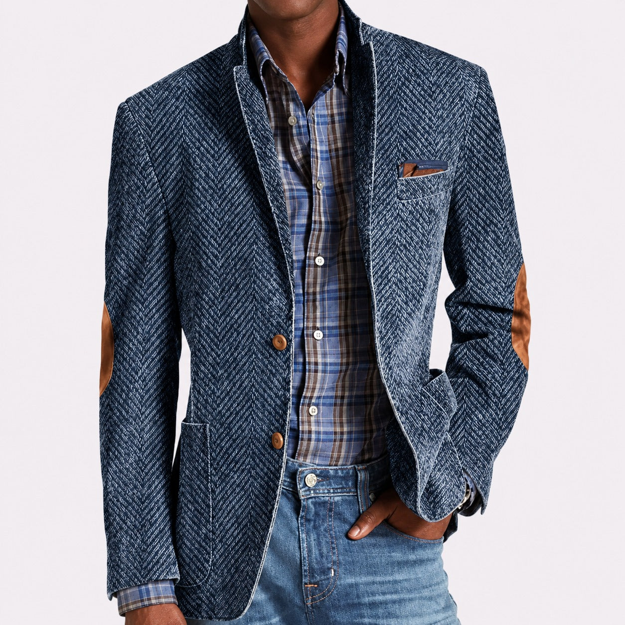 Marco - Einreihiger Blazer im Vintage-Design