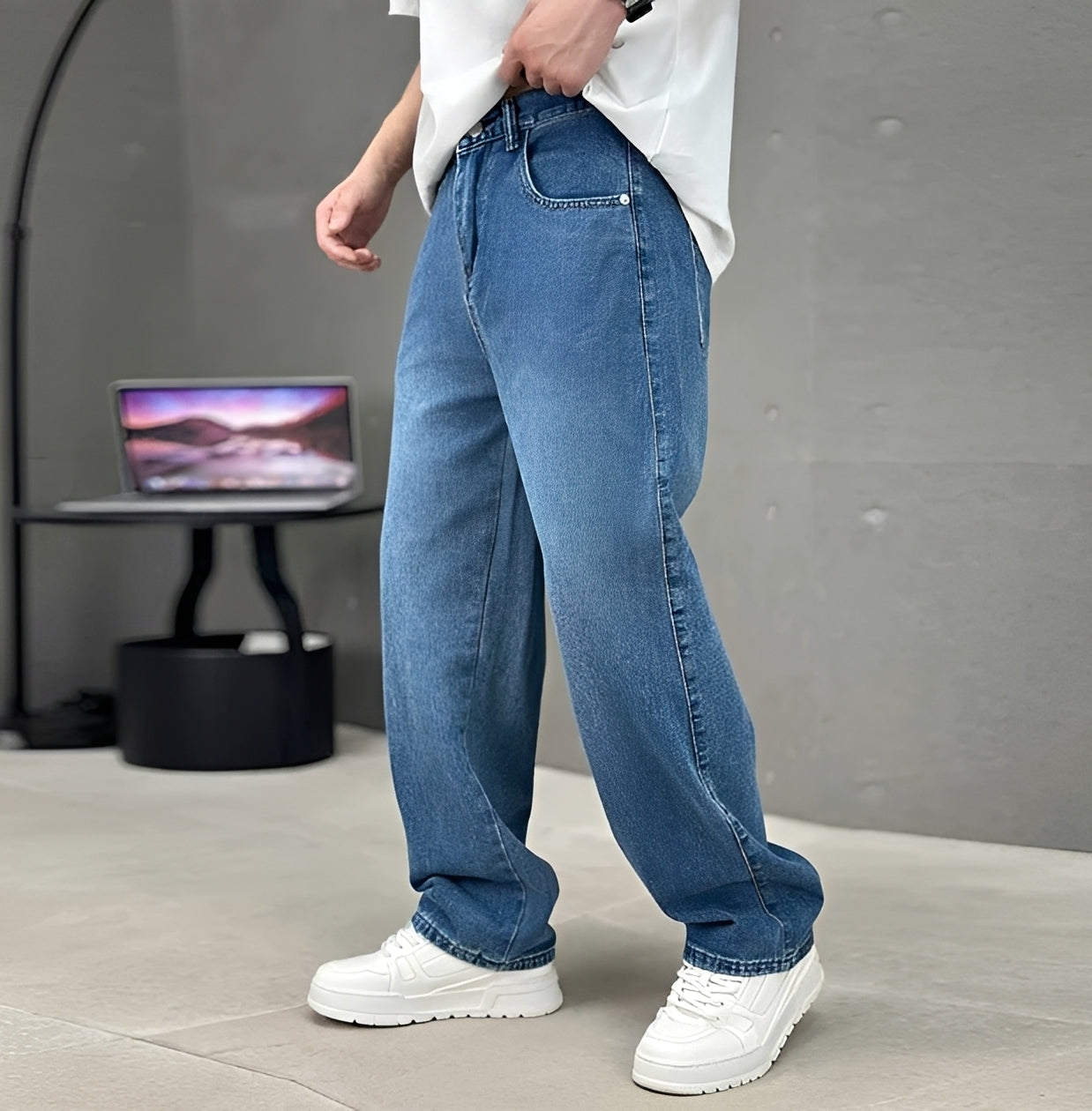 Garza - Weit geschnittene Gerade Jeans