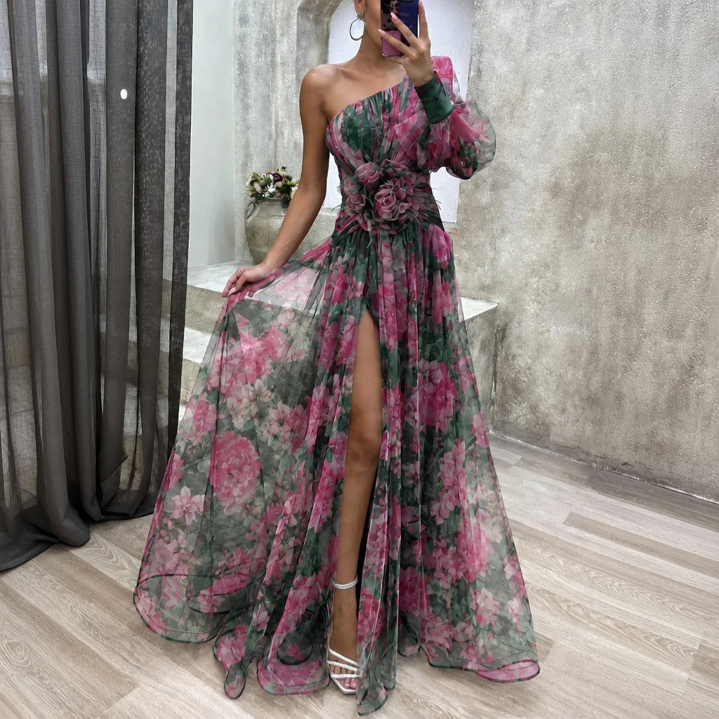 Rowe - Schickes Maxi-Kleid mit Blumenmuster