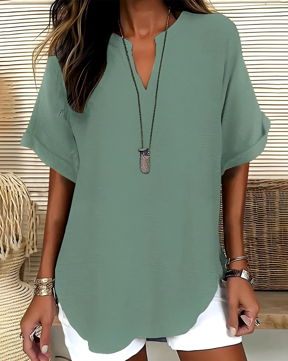 Shanice - Weit geschnittene Bluse