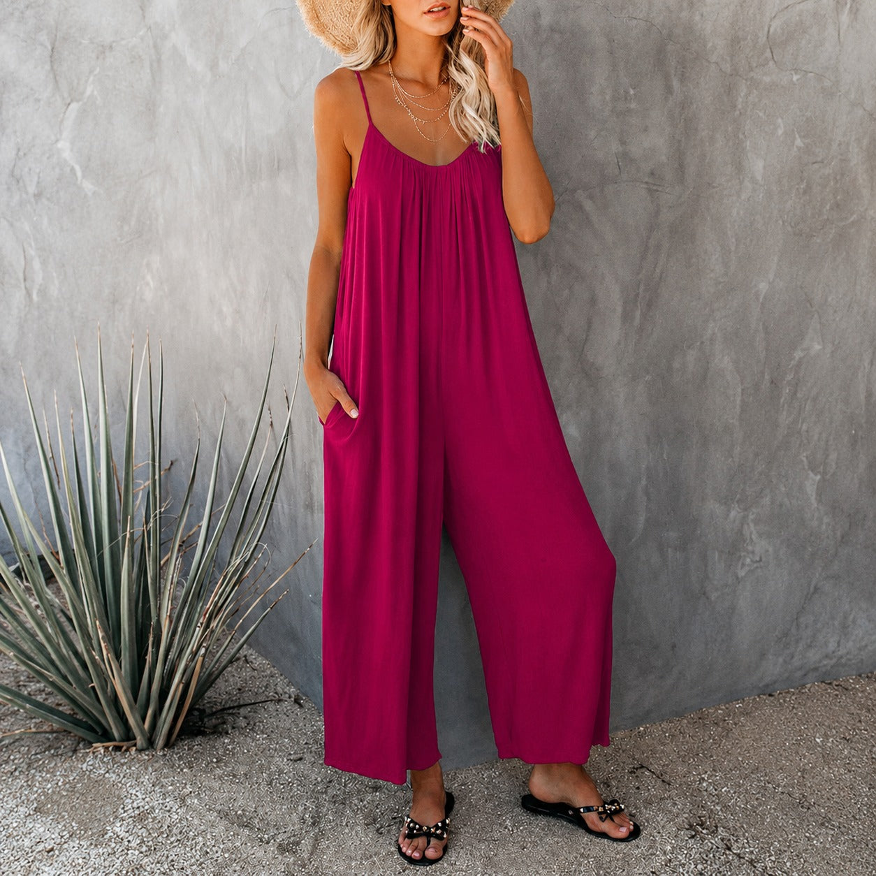 Mahdi - Lockerer Jumpsuit mit Taschen