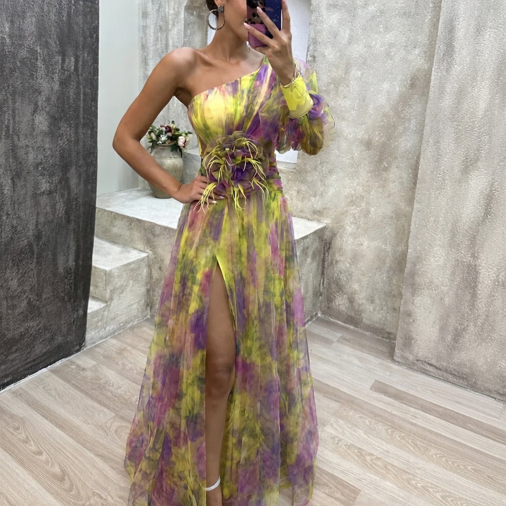 Rowe - Schickes Maxi-Kleid mit Blumenmuster