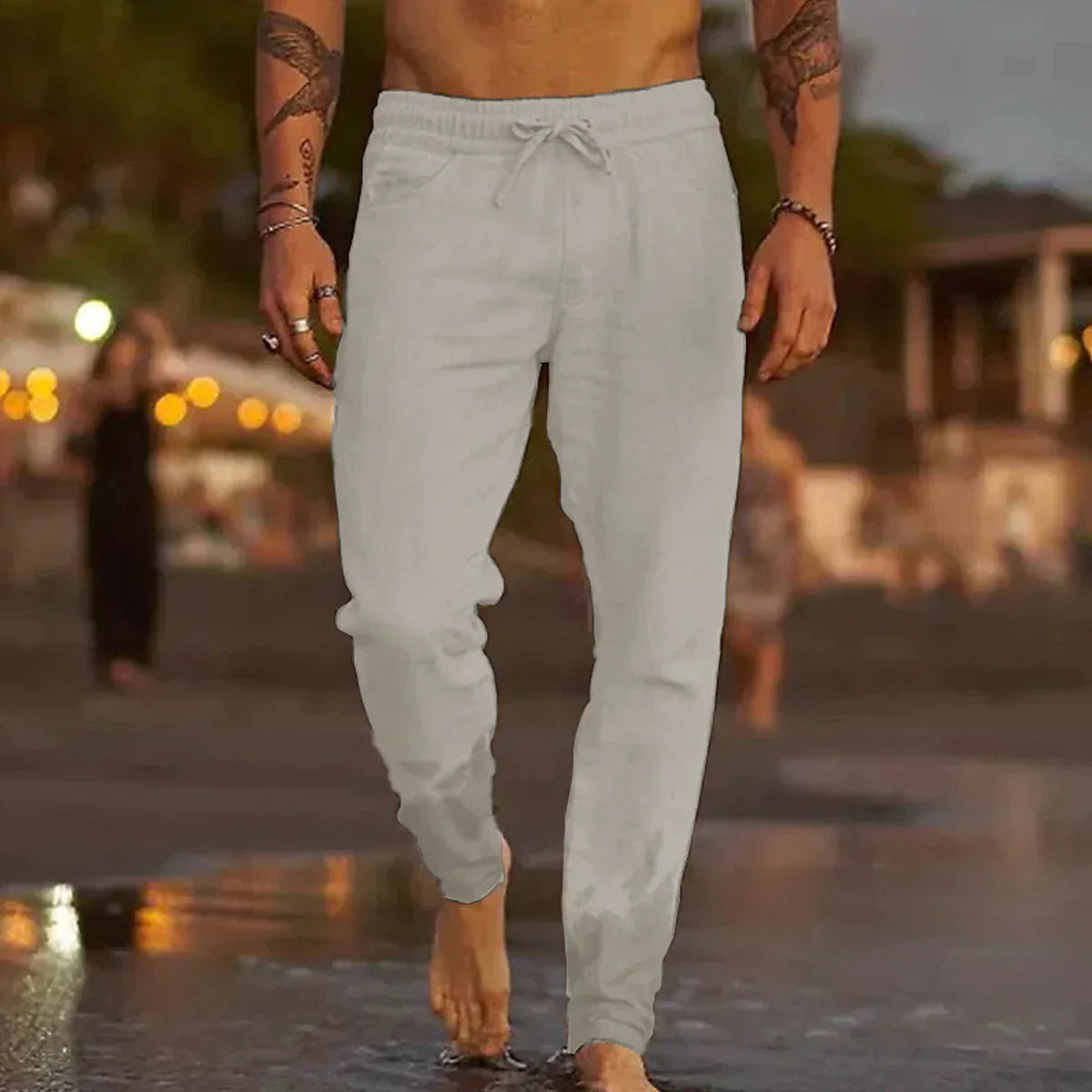 Carlito - Leichte Leinenhose für Herren