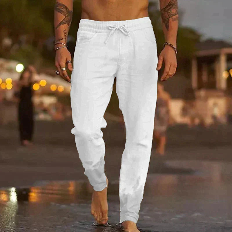 Carlito - Leichte Leinenhose für Herren