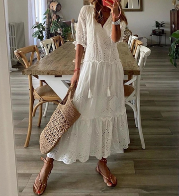 Michelle - Maxi-Kleid Tunika Sommerwind