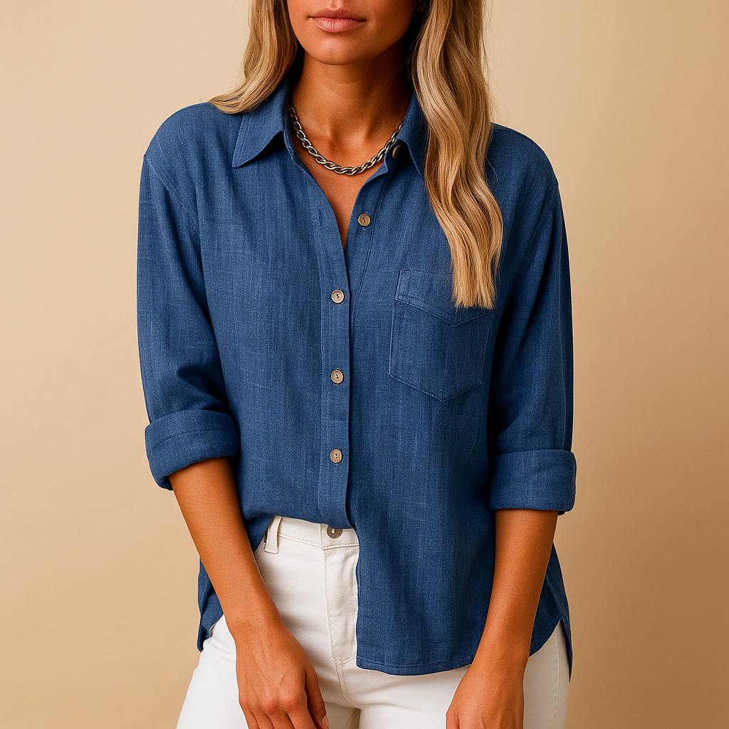 Sophie – Fließende Bluse mit langen Ärmeln