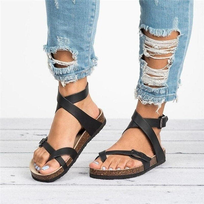 Dannah - Zeitlose Ledersandalen