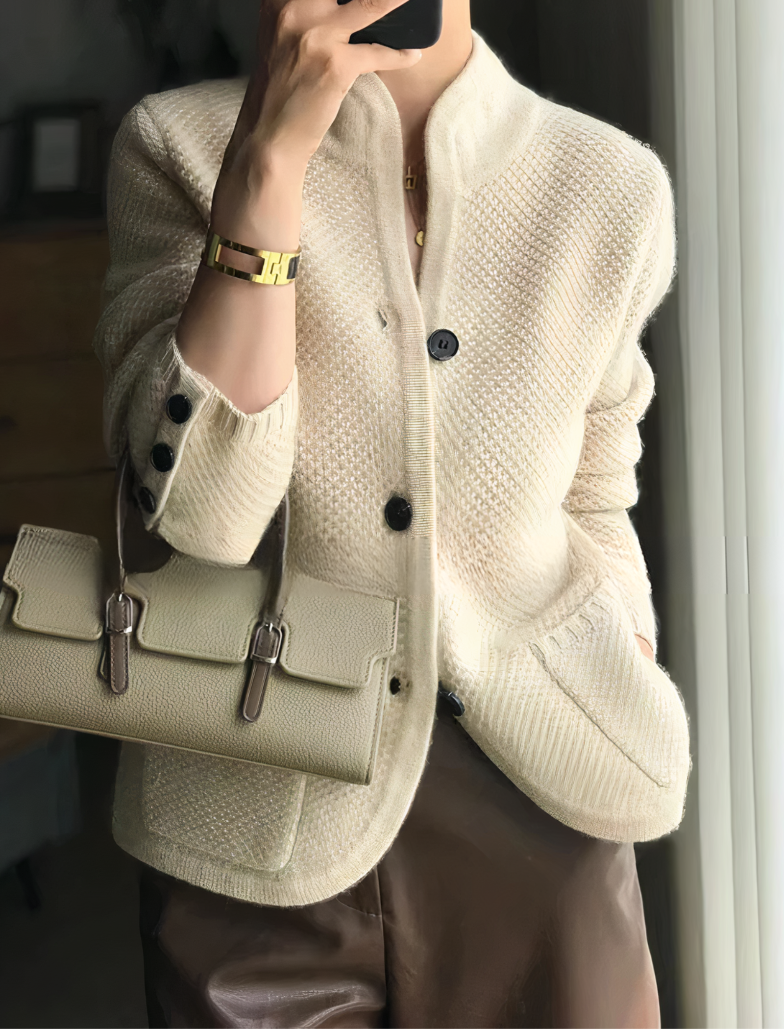 Edda – Klassische Strickjacke