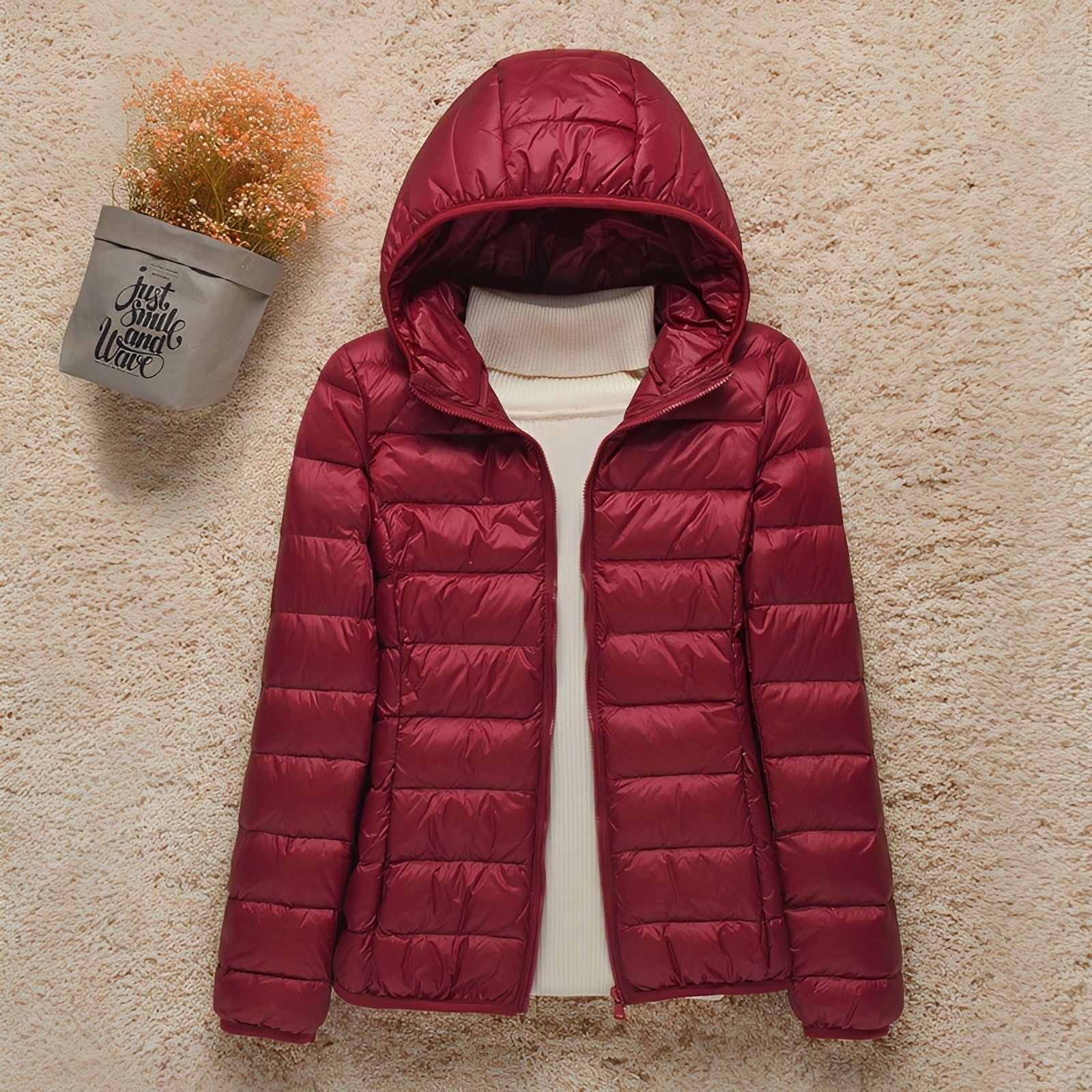 Abbie - Damen-Kapuzen-Steppjacke