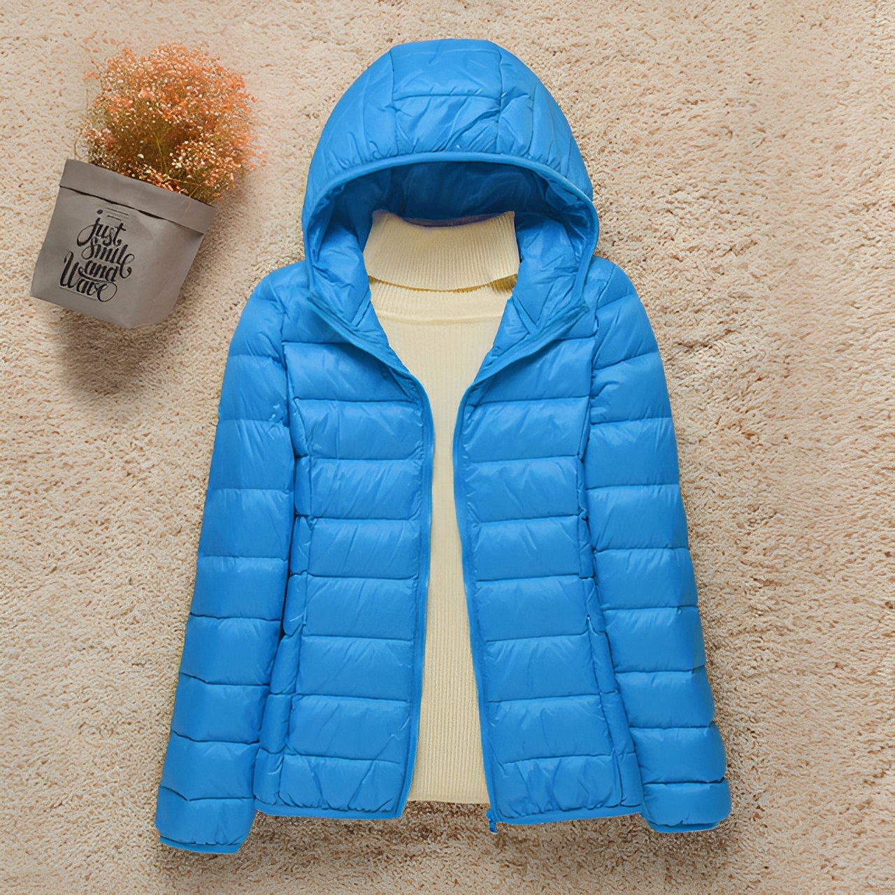 Abbie - Damen-Kapuzen-Steppjacke