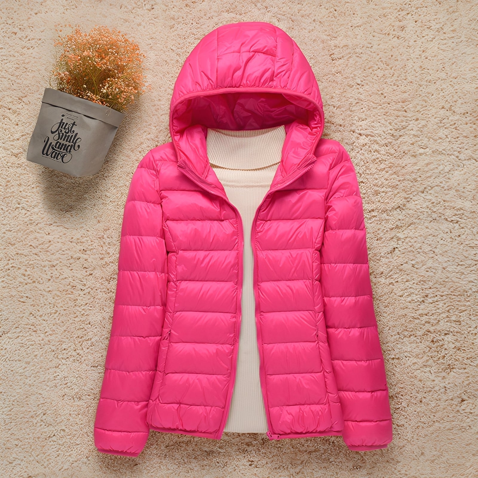 Abbie - Damen-Kapuzen-Steppjacke