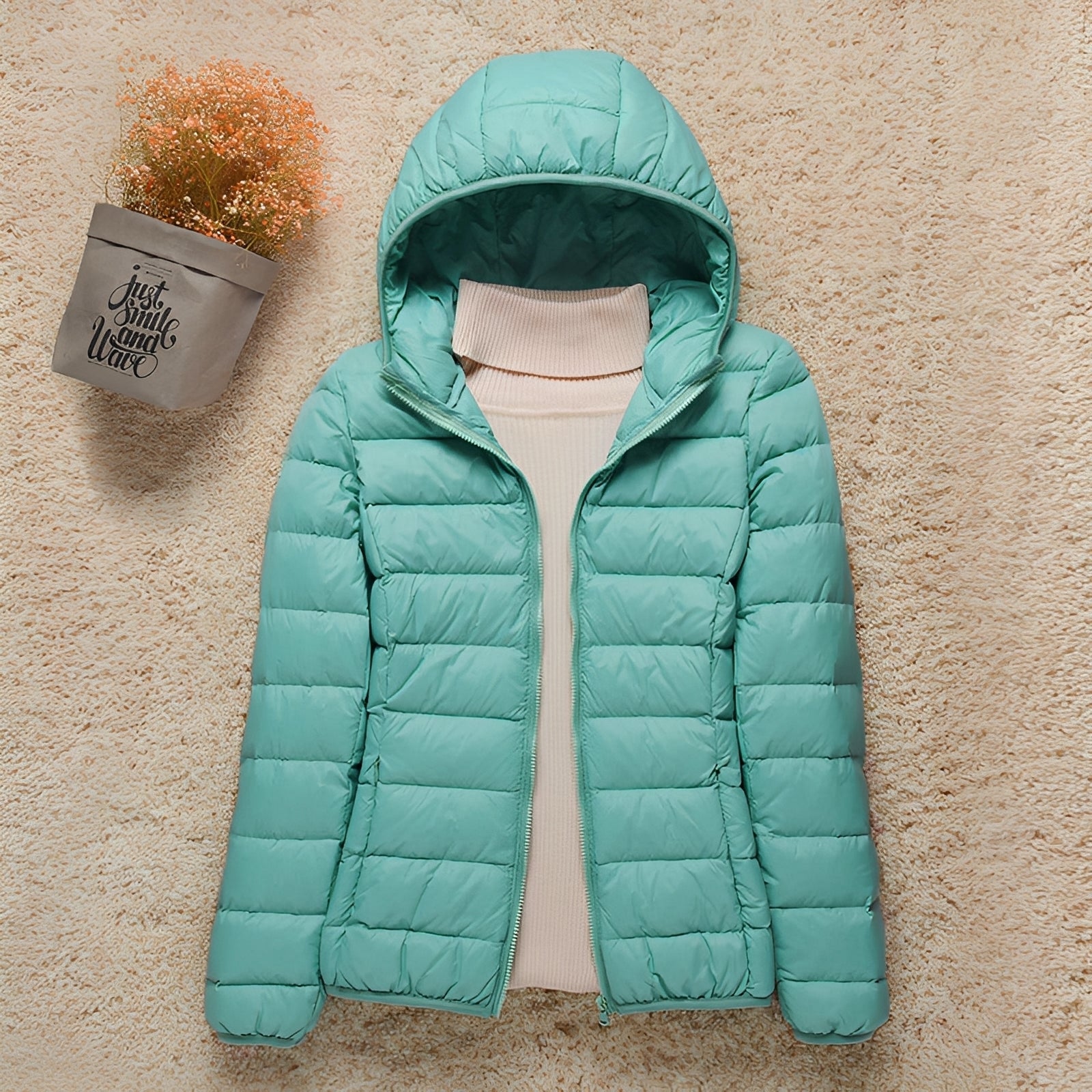 Abbie - Damen-Kapuzen-Steppjacke