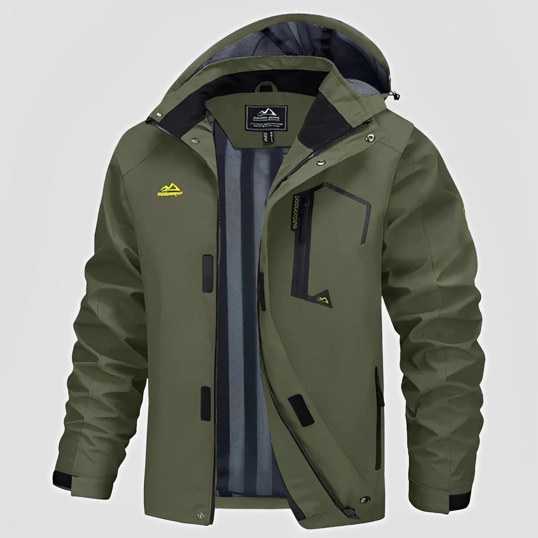 Febous - Herren Winterjacke, wasserdicht