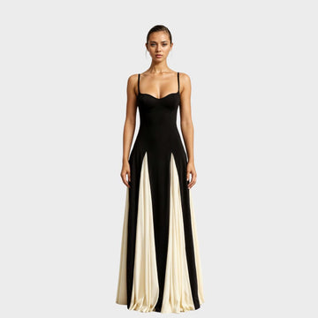 Margaux – Stilvolles Maxikleid mit Ausschnitt