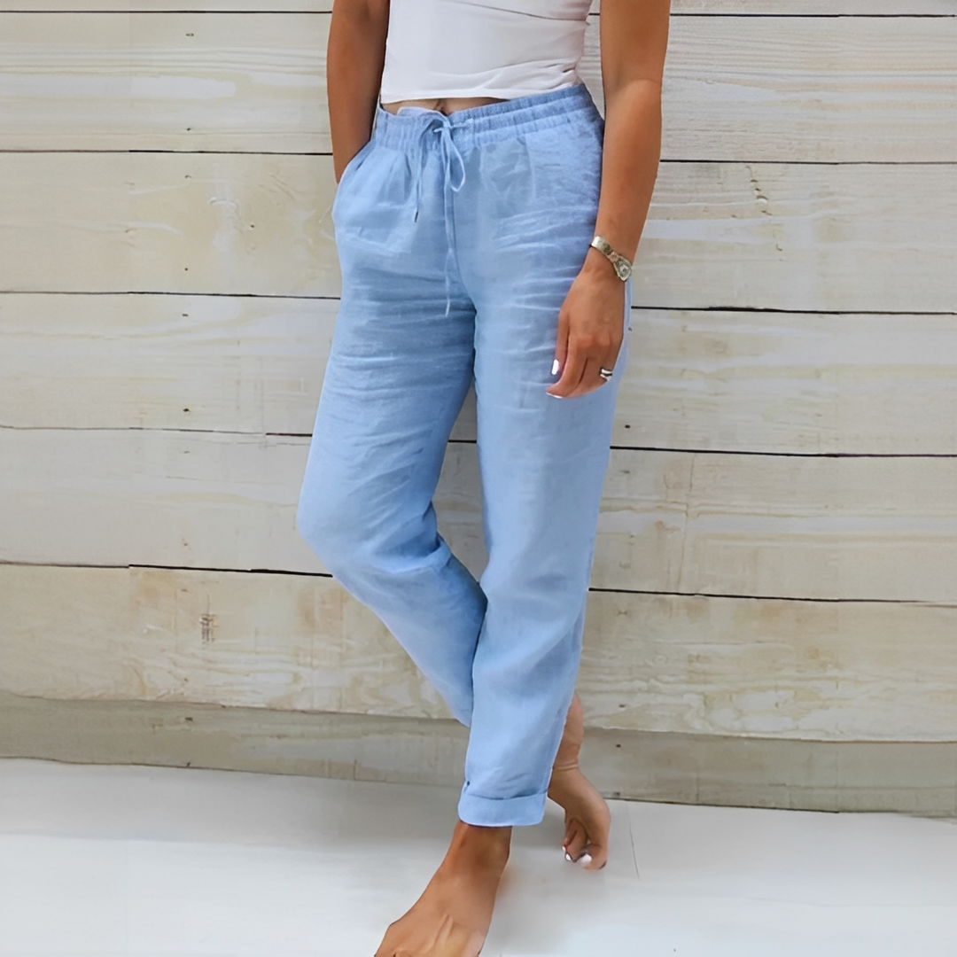 Lylia – Sommerhose für Damen mit hohem Bund