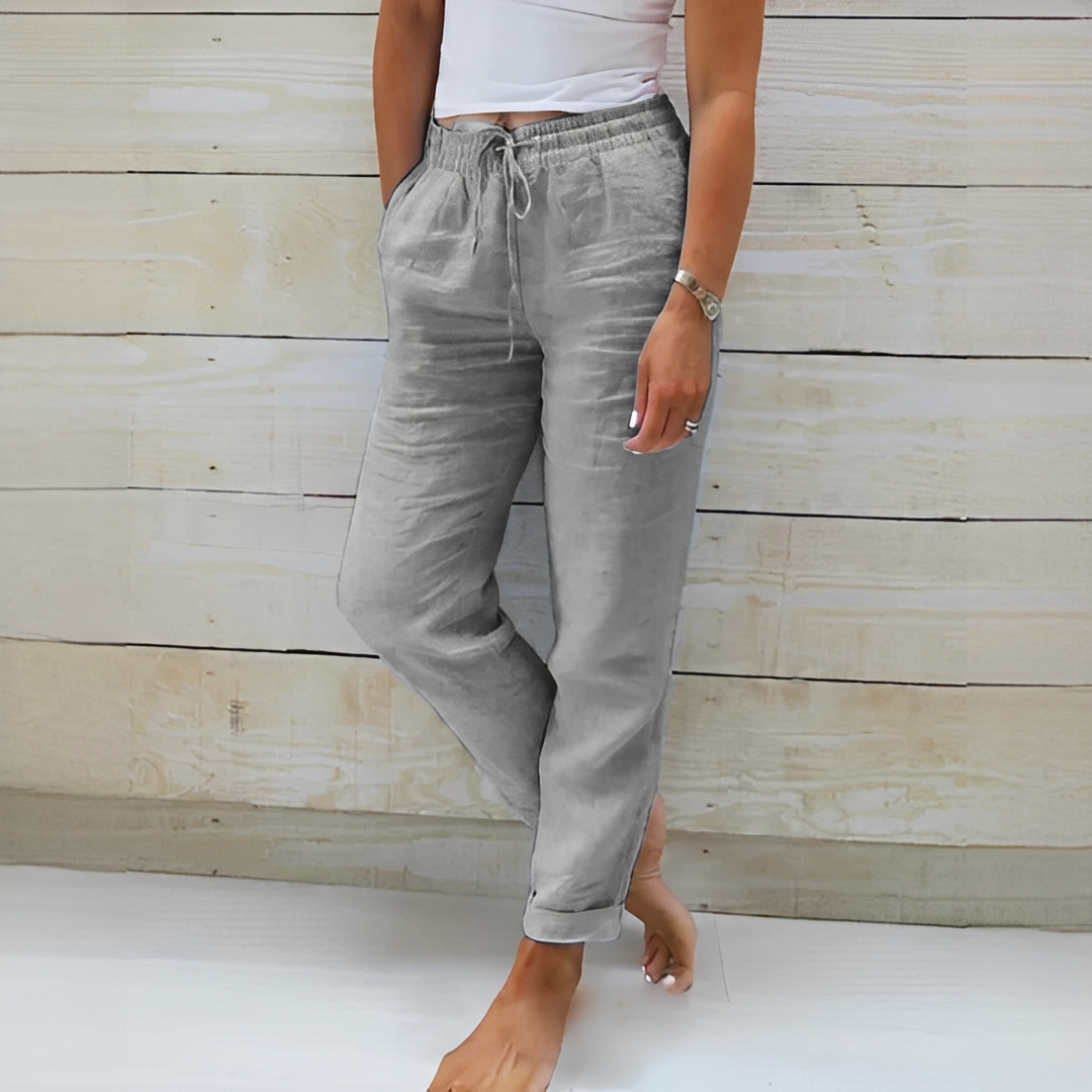 Lylia – Sommerhose für Damen mit hohem Bund